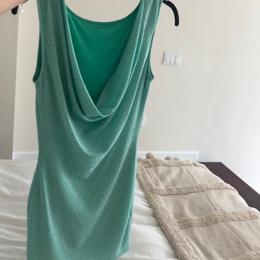 Sparkle mint dress with beautiful back small
